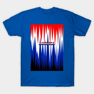 AMERICA Fourth Of July Abstract T-Shirt